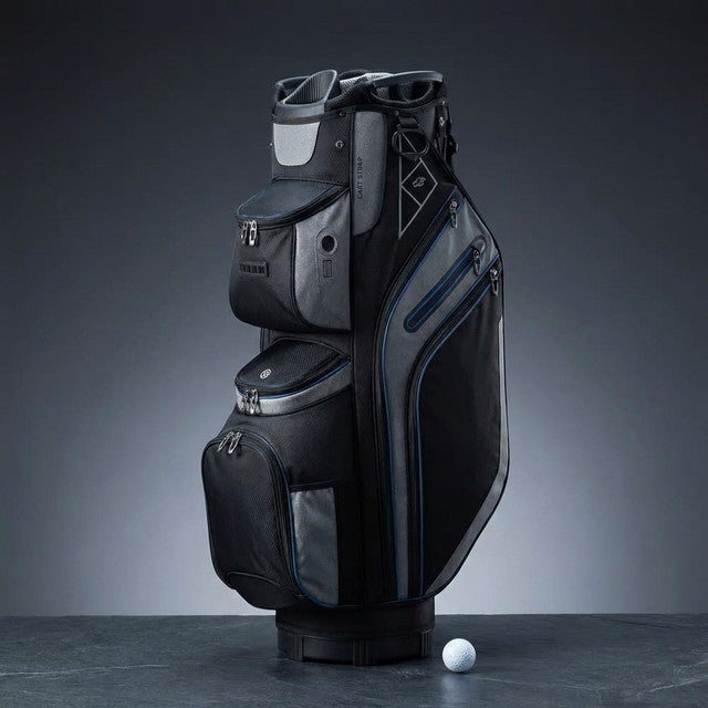 Golf Cart Bag with 14 Way Organizer Divider Top, 36 In. 13 Pockets Premium Cart Bag, Durable Golf Bags with Handles — Studio Shot