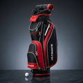 9.5" Golf Cart Bag W/14 Divider Rain Hood Cooler Bag 8 Pockets